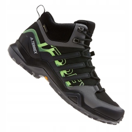 Pánské boty Adidas Terrex Swift R2 Mid Gtx černé EH2281 černá šedá zelená 5