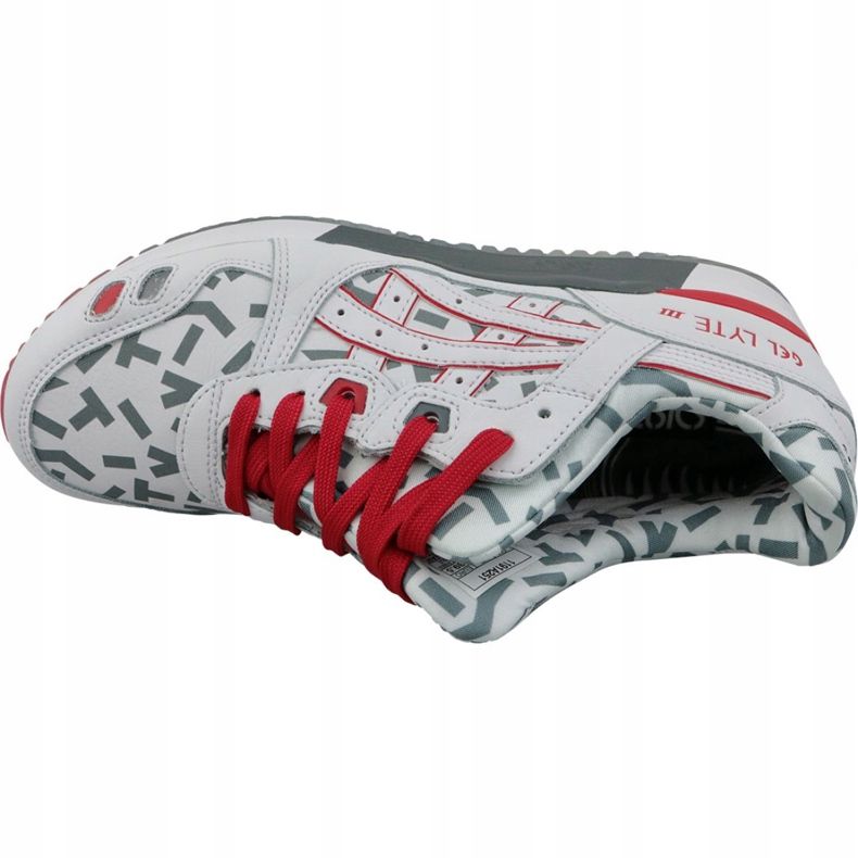 Asics Gel-Lyte III U 1191A251-100 bílý červené šedá 2