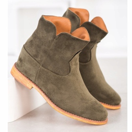 Sergio Todzi Kovbojské boty na klínu zelený 1