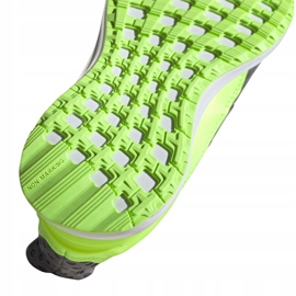 Běžecké boty adidas RapidaRun Jr FV4100 šedá zelená 1