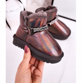 Apawwa Dětské sněhule s kožešinovým benzínem šedá princezna vícebarevný 1 Apawwa Dětské sněhule s kožešinovým benzínem šedá princezna vícebarevný 1