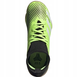 Zelené kopačky Adidas Predator 20.3 In Junior EH3028 zelený zelený 1