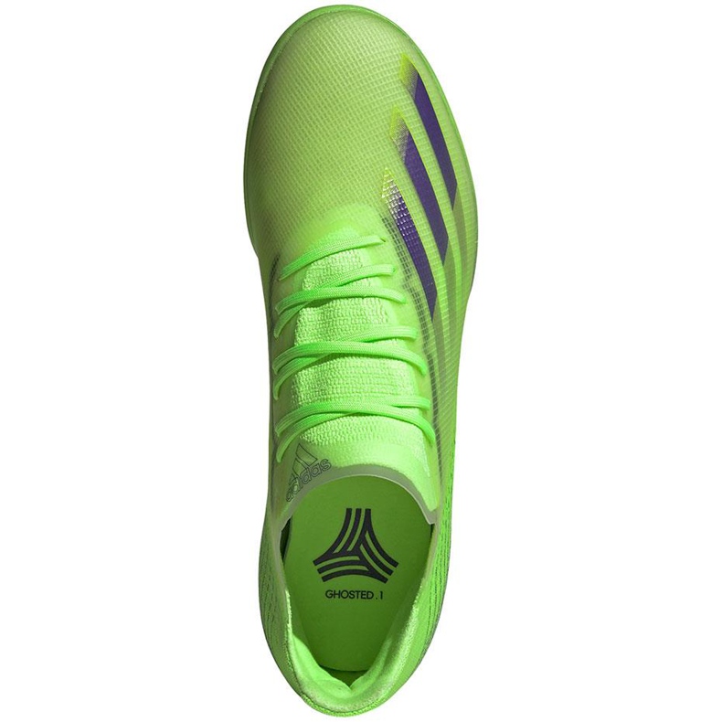 Adidas X Ghosted.1 V zelených kopačkách EG8170 1