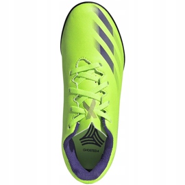 Adidas X Ghosted.4 Tf Dětské kopačky zelené EG8229 zelená zelená 1