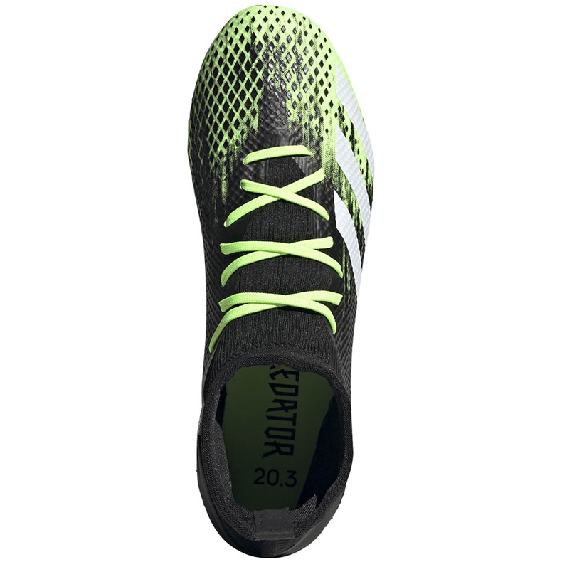 Kopačky adidas Predator 20.3 Fg zeleno-černé EH2926 černý 1