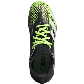 Adidas Predator 20.3 Fg Dětské kopačky černé a zelené EH3024 zelená zelená 1