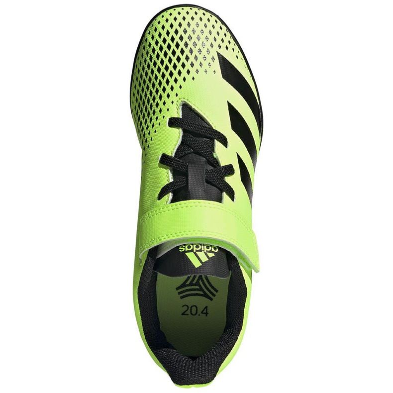 Adidas Predator 20.4 H&amp;L Tf Dětské kopačky zeleno-černé FW9780 zelený zelený 1