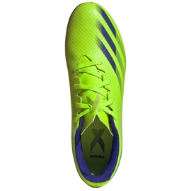 Kopačky Adidas X Ghosted.4 FxG zelené EG8194 zelený zelený 1