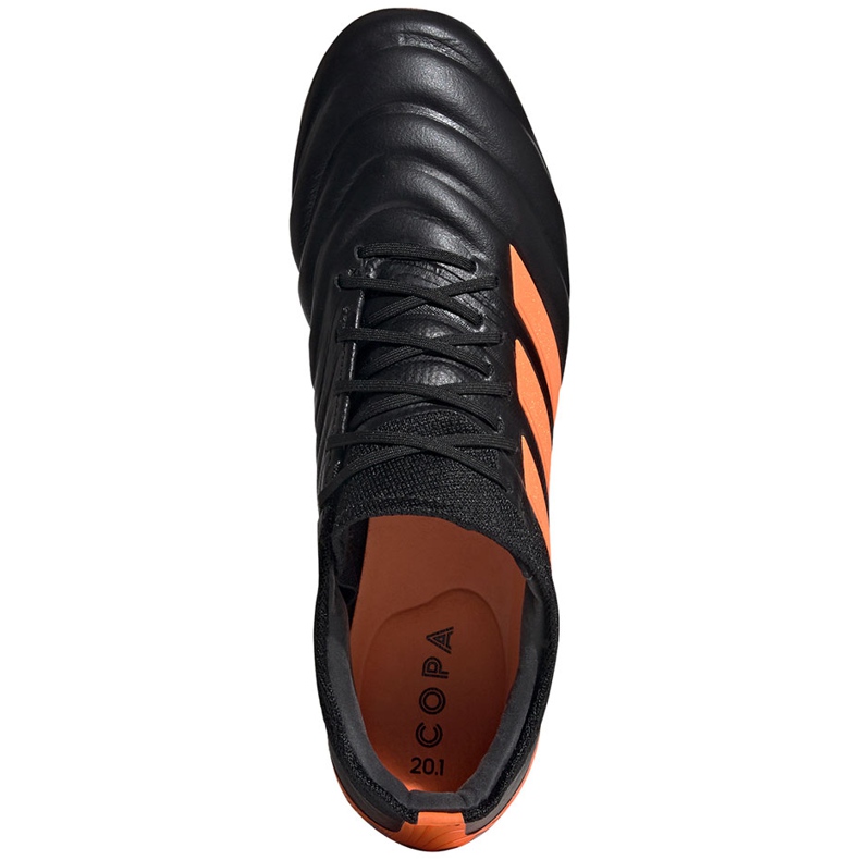 Kopačky Adidas Copa 20.1 Fg černé a oranžové EH0882 2