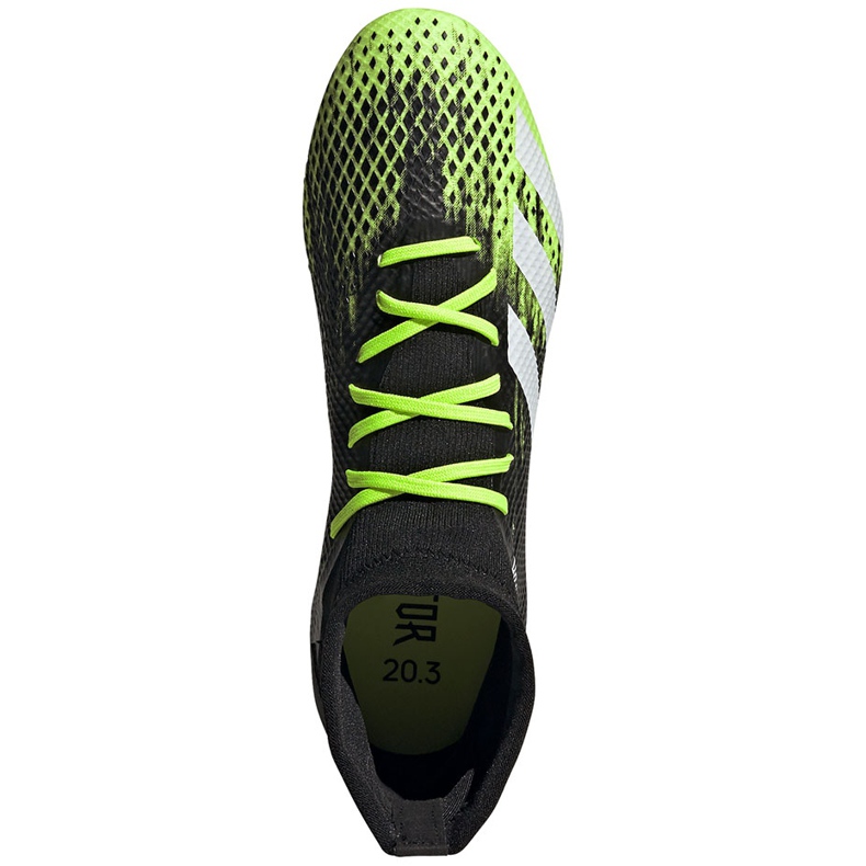 Kopačky adidas Predator 20.3 Sg černé a zelené EH2904 vícebarevný černý 1