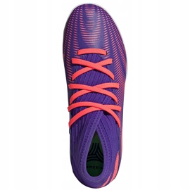 Kopačky Adidas Nemeziz.3 In Junior purpurově růžové EH0582 námořnická modř 1