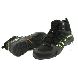 Pánské boty Adidas Terrex Swift R2 Mid Gtx černé EH2281 černá šedá zelená 4