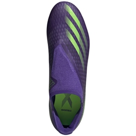 Kopačky Adidas X Ghosted.3 Ll Fg purpurově zelené EG8164 fialový fialový 1