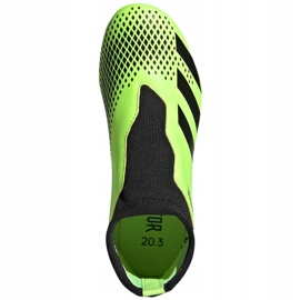 Adidas Predator 20.3 Ll Fg Dětské kopačky zeleno-černé EH3019 zelený zelený 1
