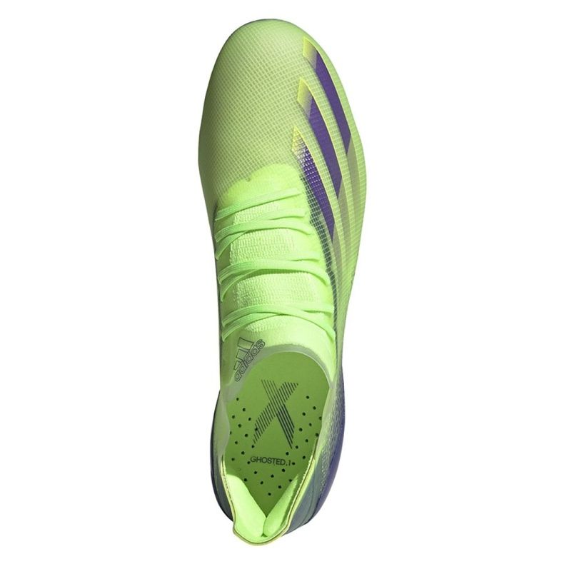 Kopačky Adidas X Ghosted.1 Ag M FY0958 modrá, fialová, zelená zelený 2