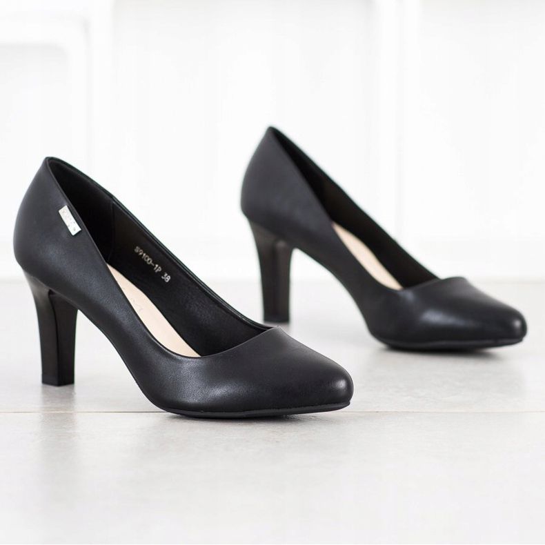 J. Star Neformální lodičky na podpatku černá 1 J. Star Neformální lodičky na podpatku černá 1