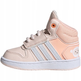 Dětské boty Adidas Hoops Mid růžové FW4924 růžový 1