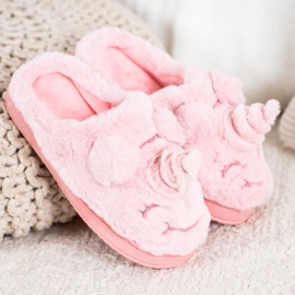 Bona Dámské pantofle jednorožec růžový 2 Bona Dámské pantofle jednorožec růžový 2