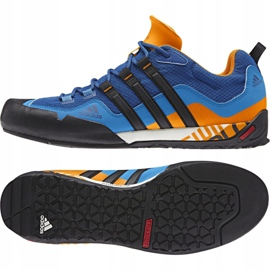 Boty Adidas Terrex Swift Solo M AQ5296 černý modrý pomerančový 1