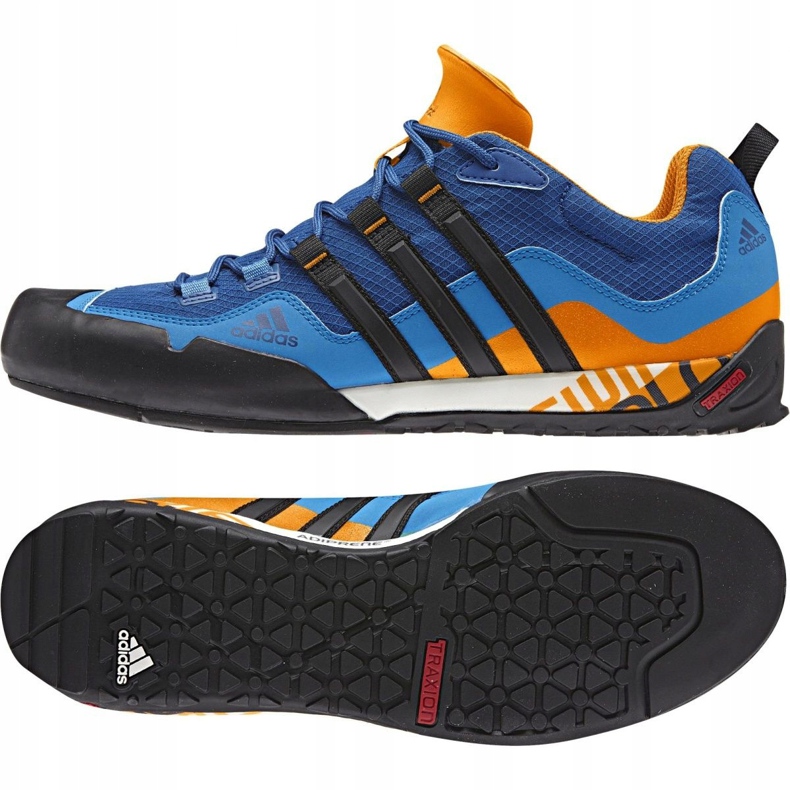 Boty Adidas Terrex Swift Solo M AQ5296 černá modrý oranžový 1
