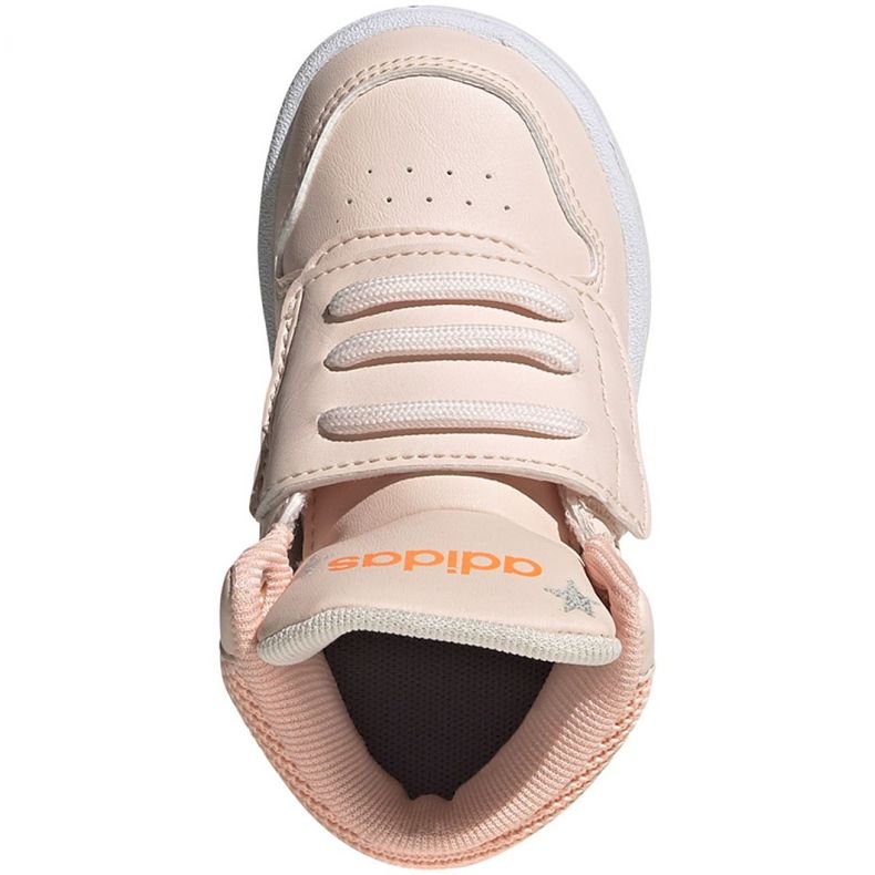 Boty Adidas Hoops Mid Jr FW4924 růžový 2