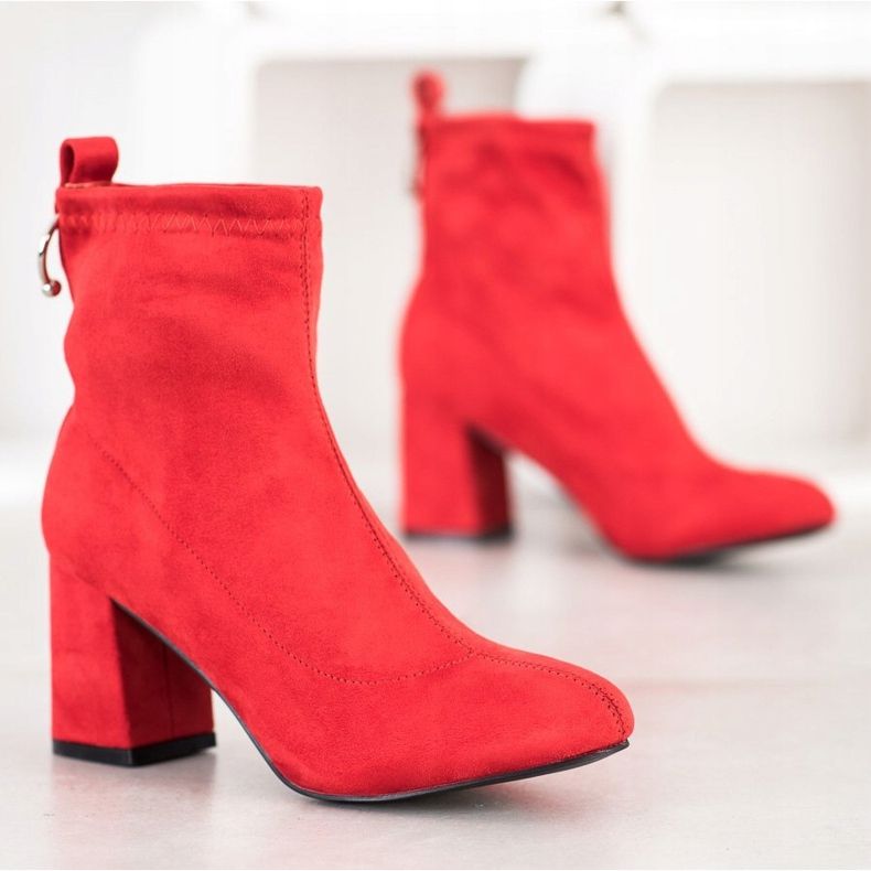 Fashion Nazouvací boty červený 1