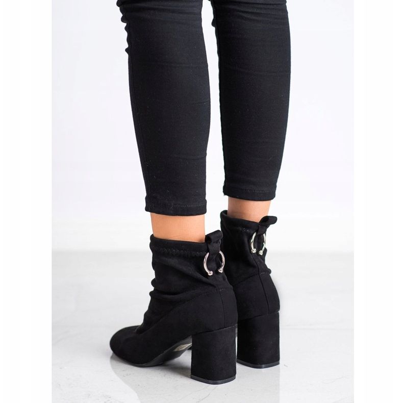 Fashion Nazouvací boty černý 1