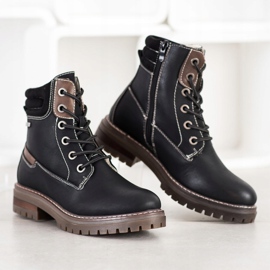 Super Mode Pohodlné lapače hnědý černý 1