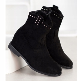 Super Mode Teplé kovbojky černý 2