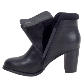 Černá 4599 Černá vysoké podpatky černý 1