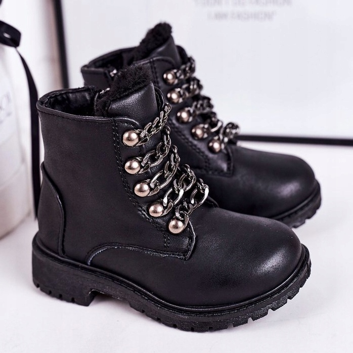 Dětský izolovaný lapač s eko koženým řetězem Black Rock &amp; Roll černá 1