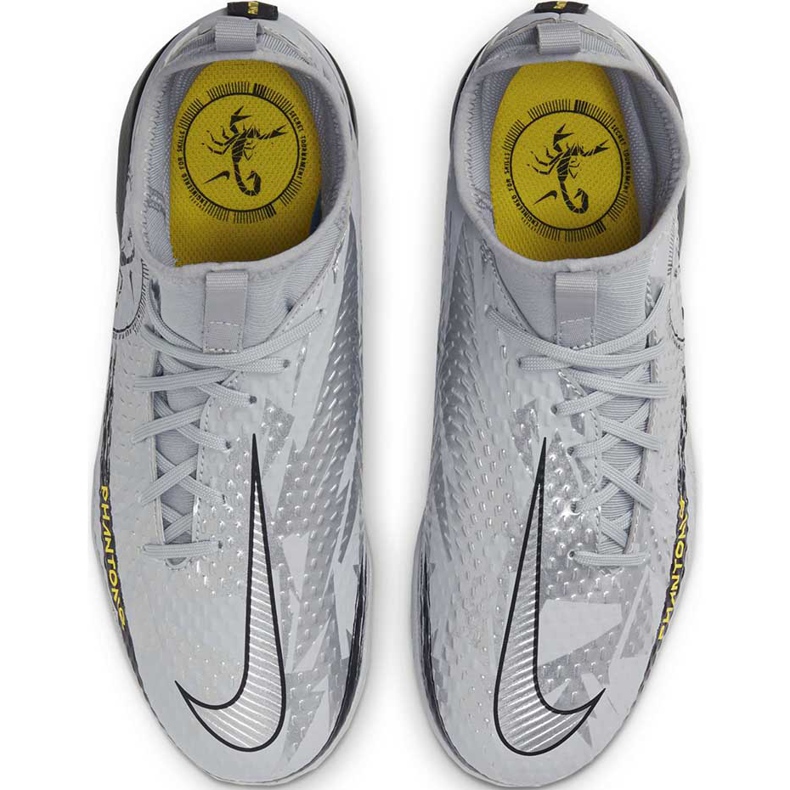 Kopačky Nike Phantom Gt Scorpion Academy Dynamic Fit Ic Junior DA2288 001 stříbro stříbro 1