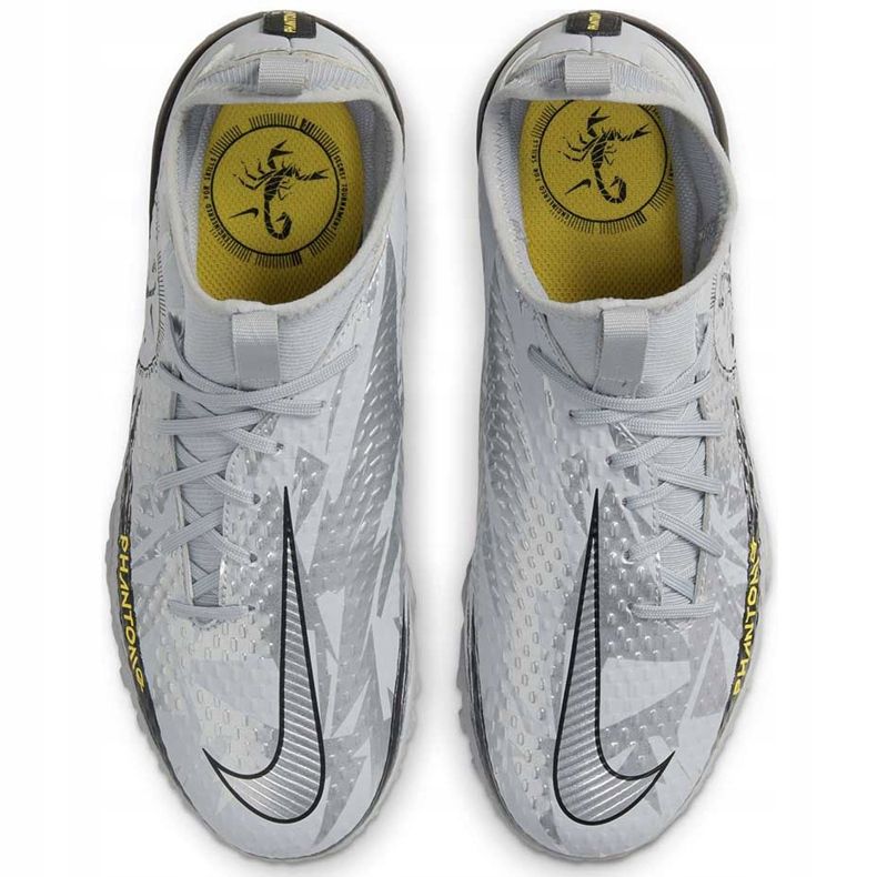 Kopačky Nike Phantom Gt Scorpion Academy Dynamic Fit Tf Junior DA2289 001 stříbro stříbro 1