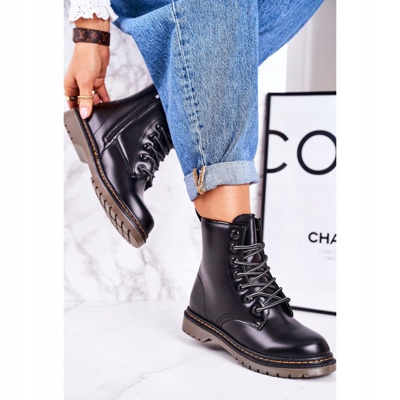 Dámské teplé boty Matt Black Thunder černá 2