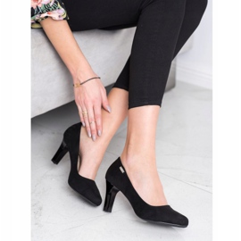 J. Star Neformální lodičky na podpatku černá 1