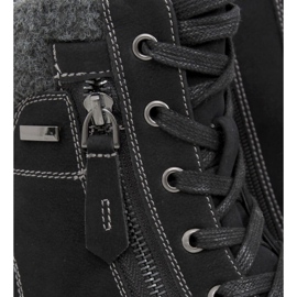 Dámské černé kozačky 4058 Black černý 1