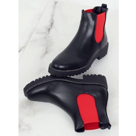 Černé dámské boty Chelsea 15602-9 Black černý 1