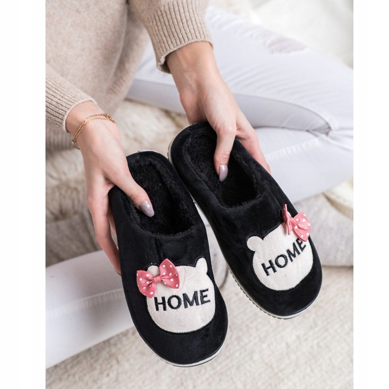 Bona Domácí pantofle černý 2