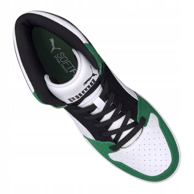 Puma Rebound LayUp Sd M 370219-05 bílý černý zelený 2