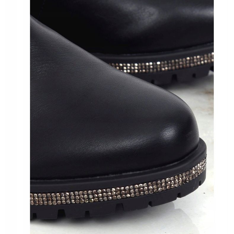 Černé dámské jezdecké boty SG-501 Black černý 1