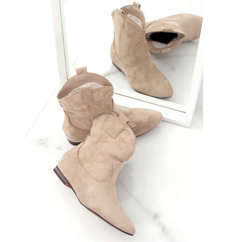 Dámská béžová sashki semiš NC1071 béžová béžový 1