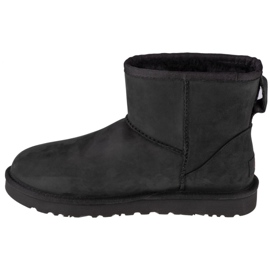 Boty Ugg W Classic Mini Leather W 1016558-BLK černá 1