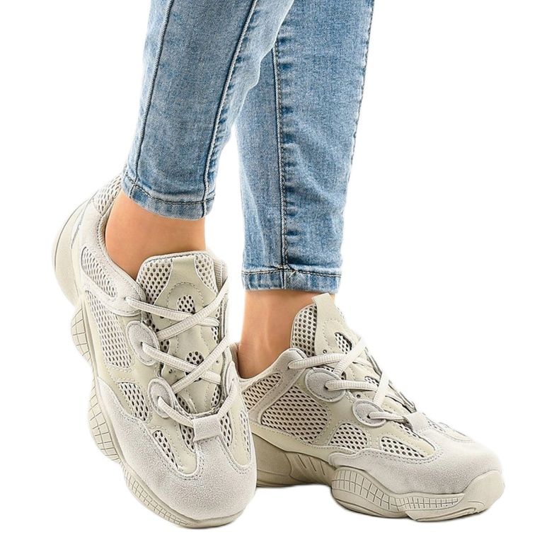 Béžové trenéry MS521-8 béžový 2