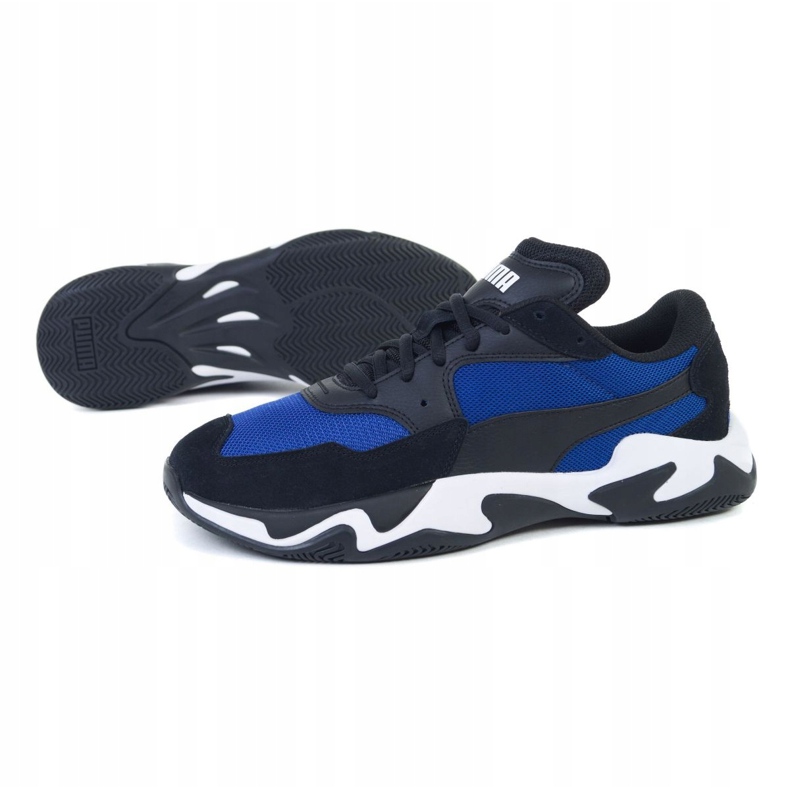 Puma Storm Adrenaline M 36979702 bílý černý modrý 1