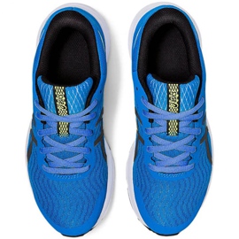 Běžecké boty Asics Patriot 12 Gs Jr 1014A139 401 černá modrý 1