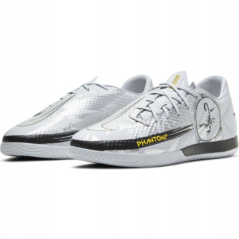 Fotbalová obuv Nike Phantom Gt Scorpion Academy Ic M DA2265 001 šedá vícebarevný 1