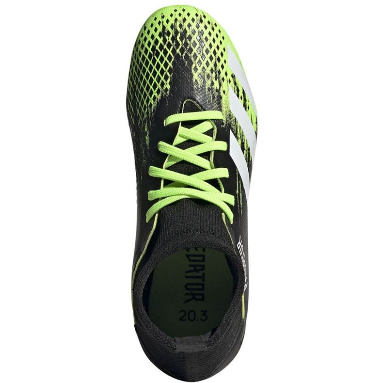 Kopačky Adidas Predator 20.3 Fg Jr EH3024 oranžová, černá, zelená černý 1