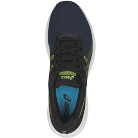 Pánské běžecké boty Asics Gel Phoenix 9 T822N 400 černý námořnická modř žluť 1