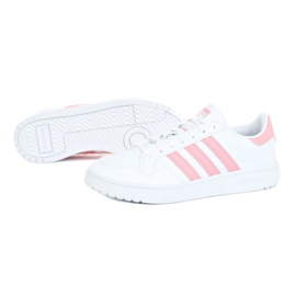 Boty Adidas Team Court Jr EG9089 bílý černá 1