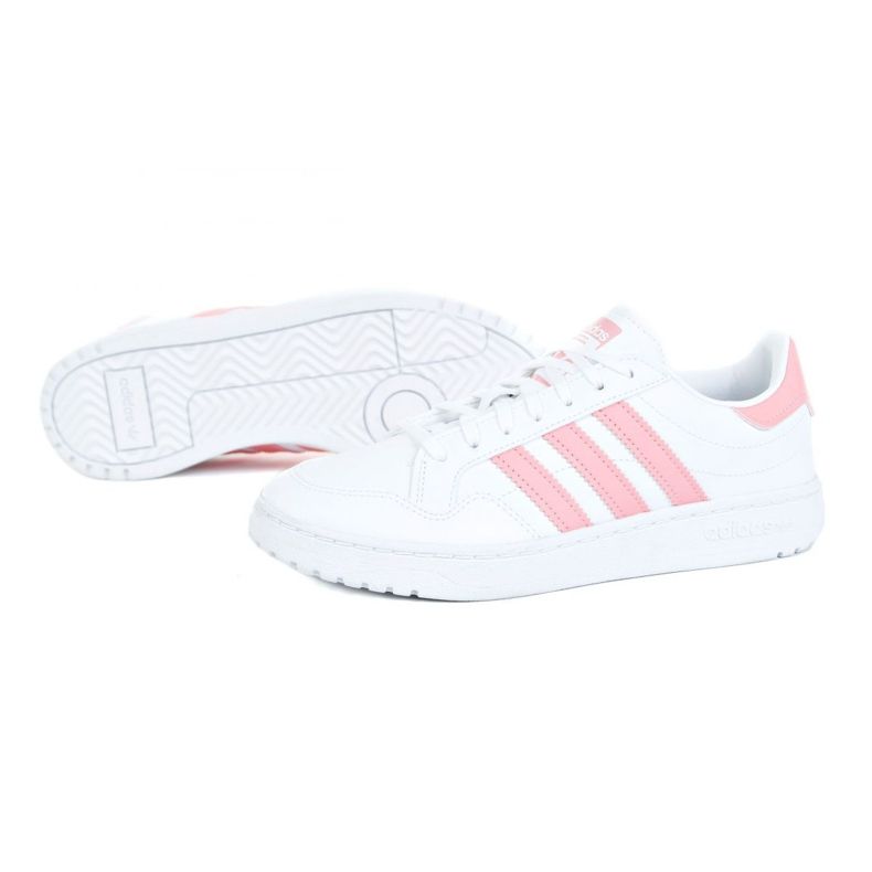 Boty Adidas Team Court Jr EG9089 bílý černá 1